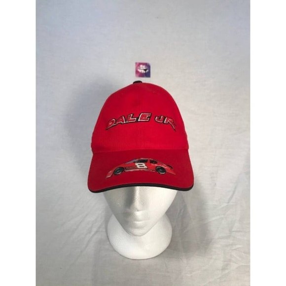 Chase Authentics Dale Earnhardt NASCAR Racing Hat Youth One Size Adjustable Red - Picture 1 of 7